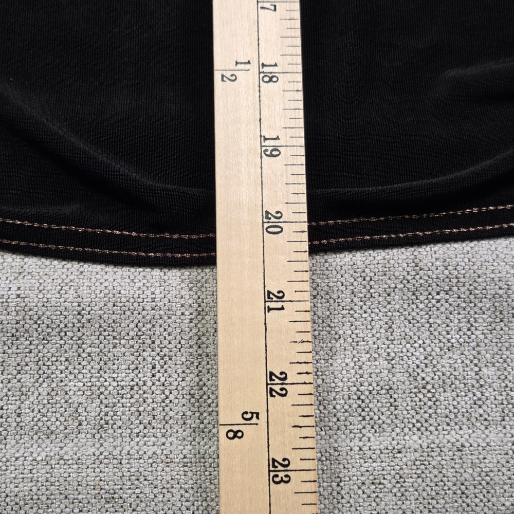 Chico's Travelers Black Tie Front Long Sleeve Topper Women's Size 3 (XL) Layer - Picture 7 of 7